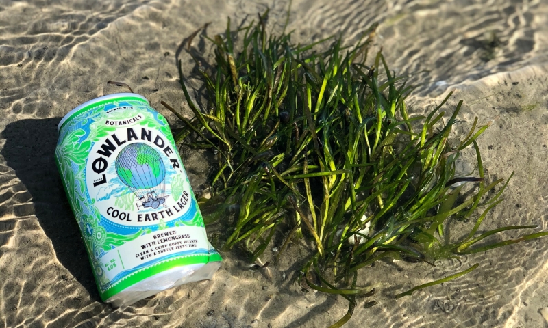 Cool Earth Lager met zeegras